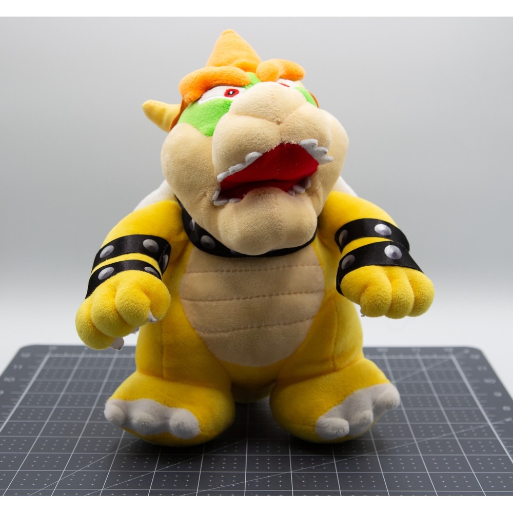 Nintendo‎ Super Mario Bowser Plush 10 Inch Stuffed Toy King Koopa Green Shell